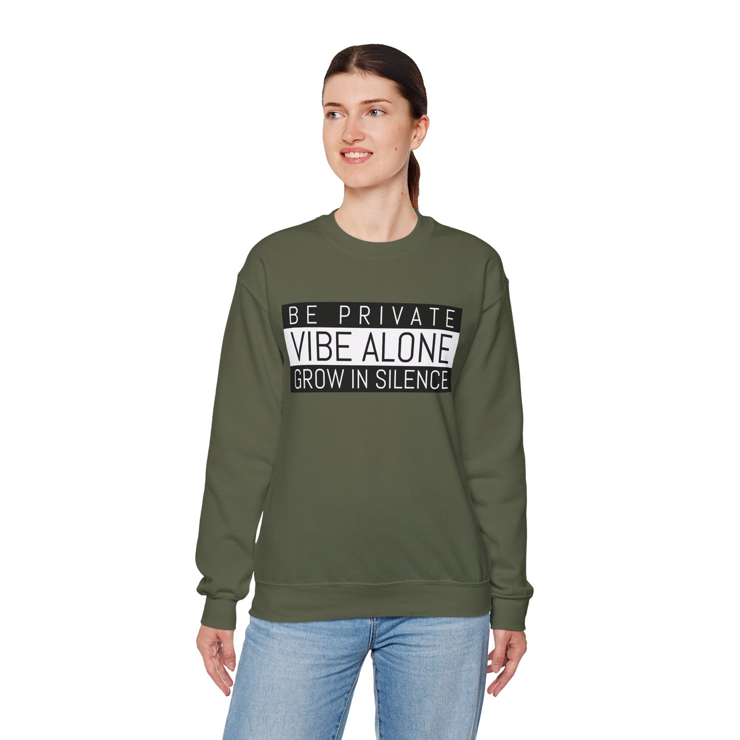 Be Prive, Vibe Alone, Crewneck Sweatshirt