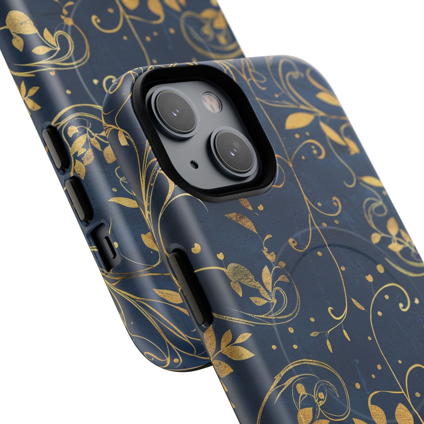 Dark blue design iPhone case