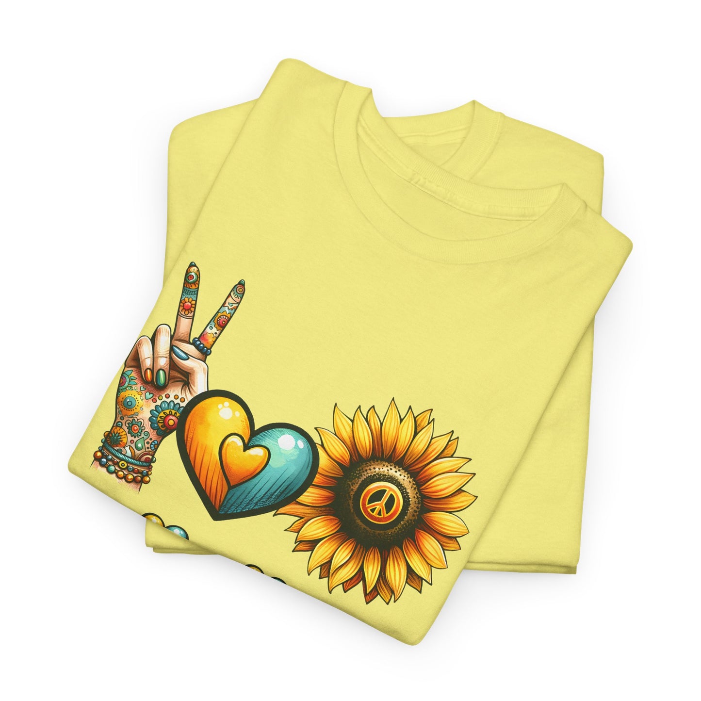 Peace, Love, Sunflower