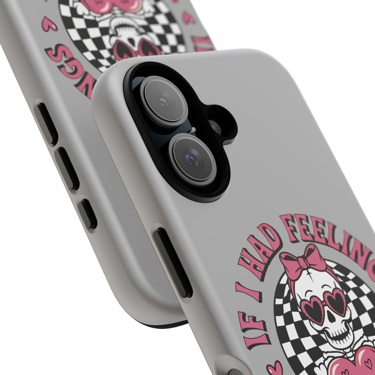 Valentine's grey Phone Cases