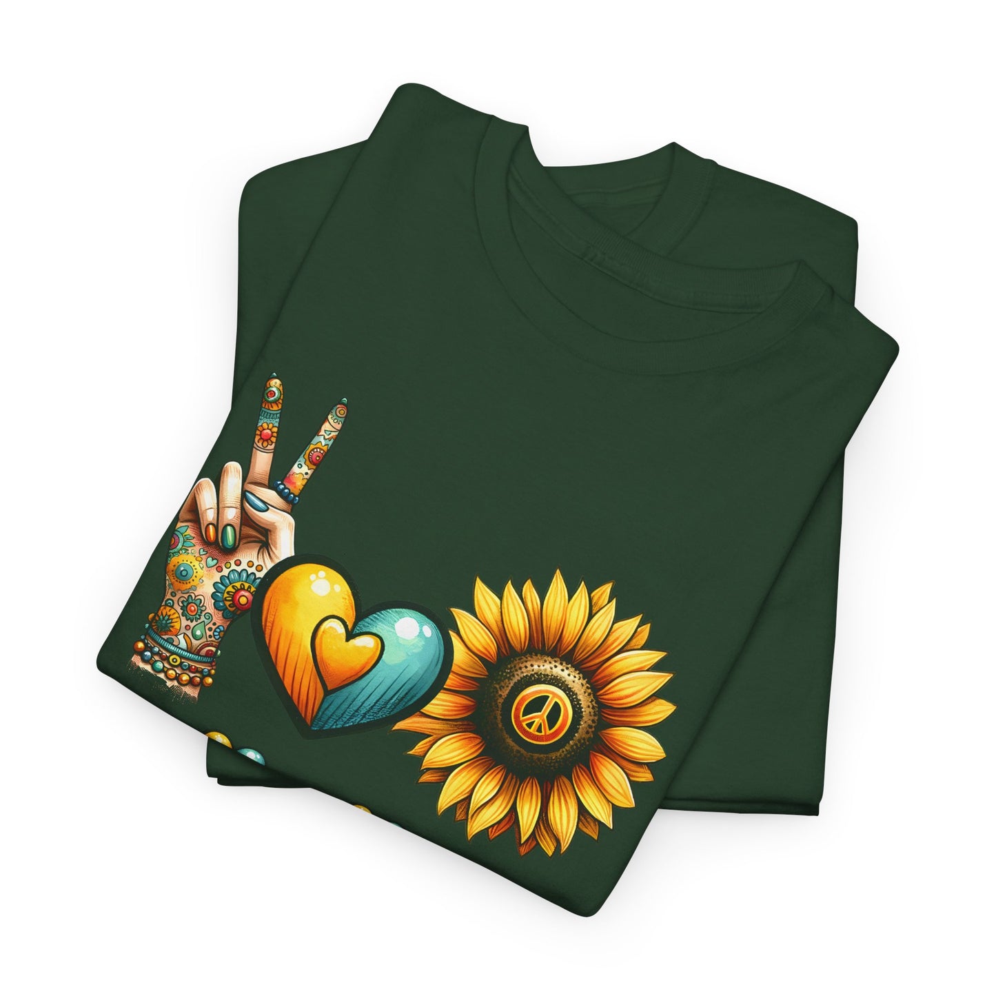 Peace, Love, Sunflower