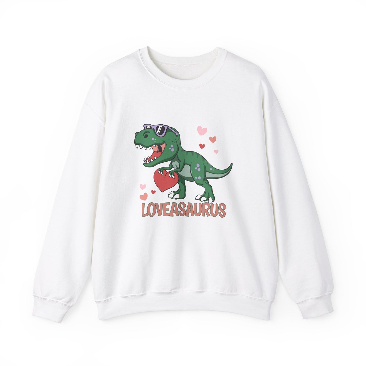 Loveasaurus, Crewneck Sweatshirt