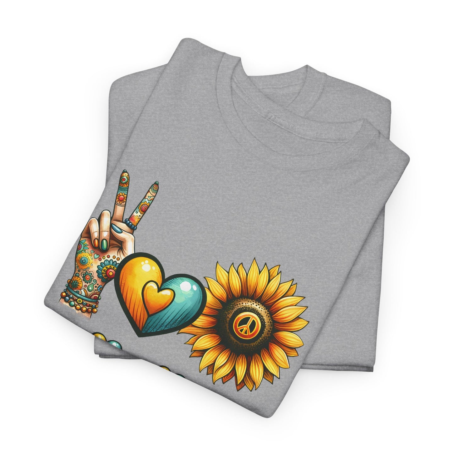 Peace, Love, Sunflower