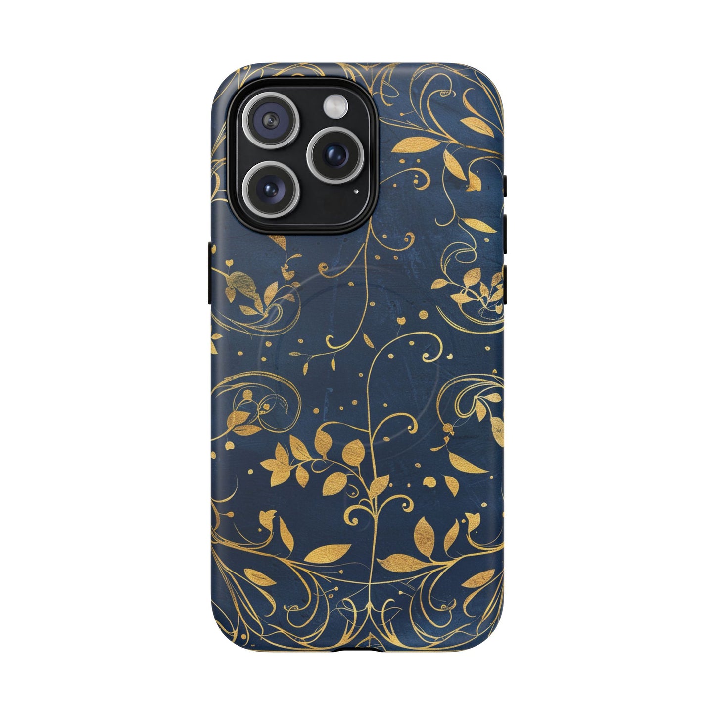 Dark blue design iPhone case