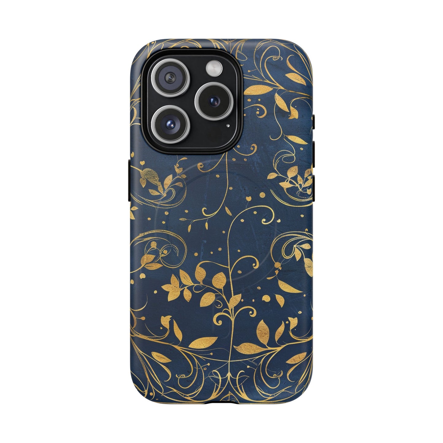 Dark blue design iPhone case