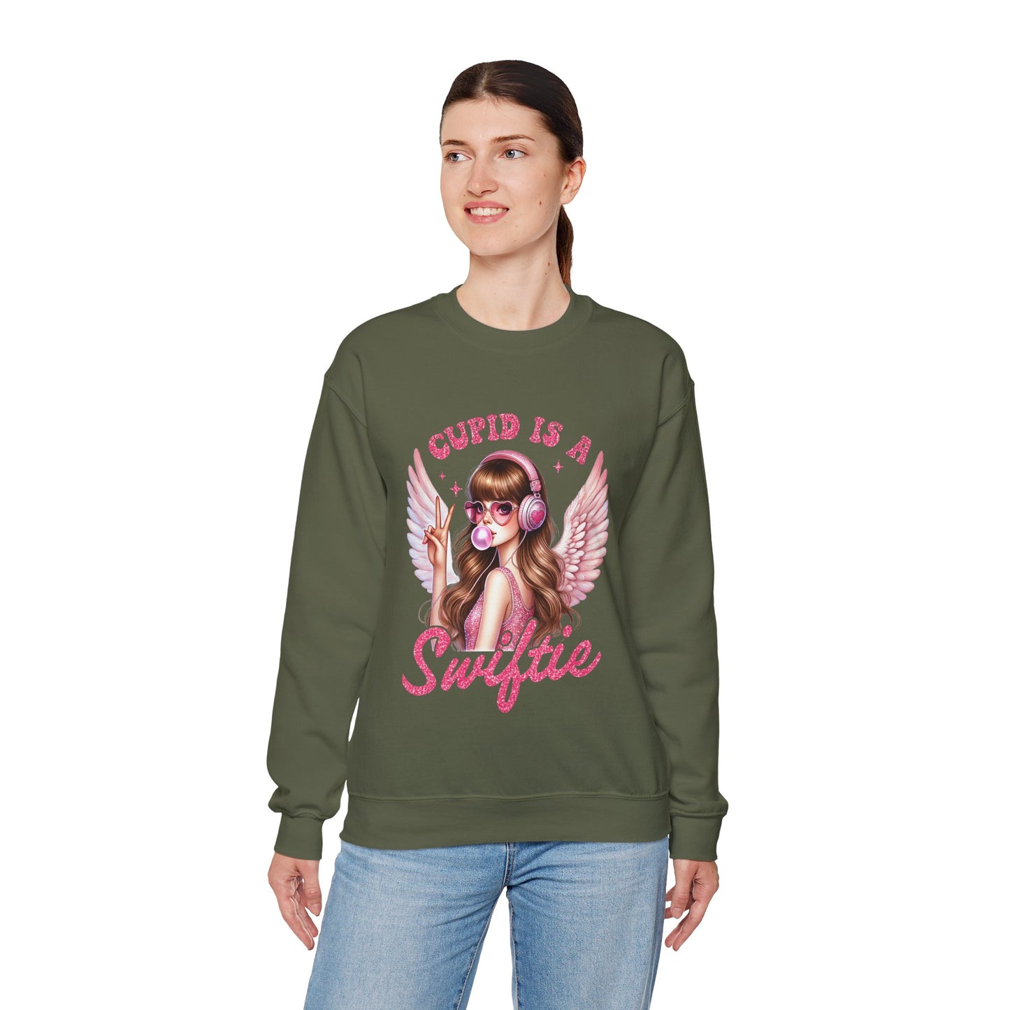 Cupid is a Swiftie, Crewneck Sweatshirt