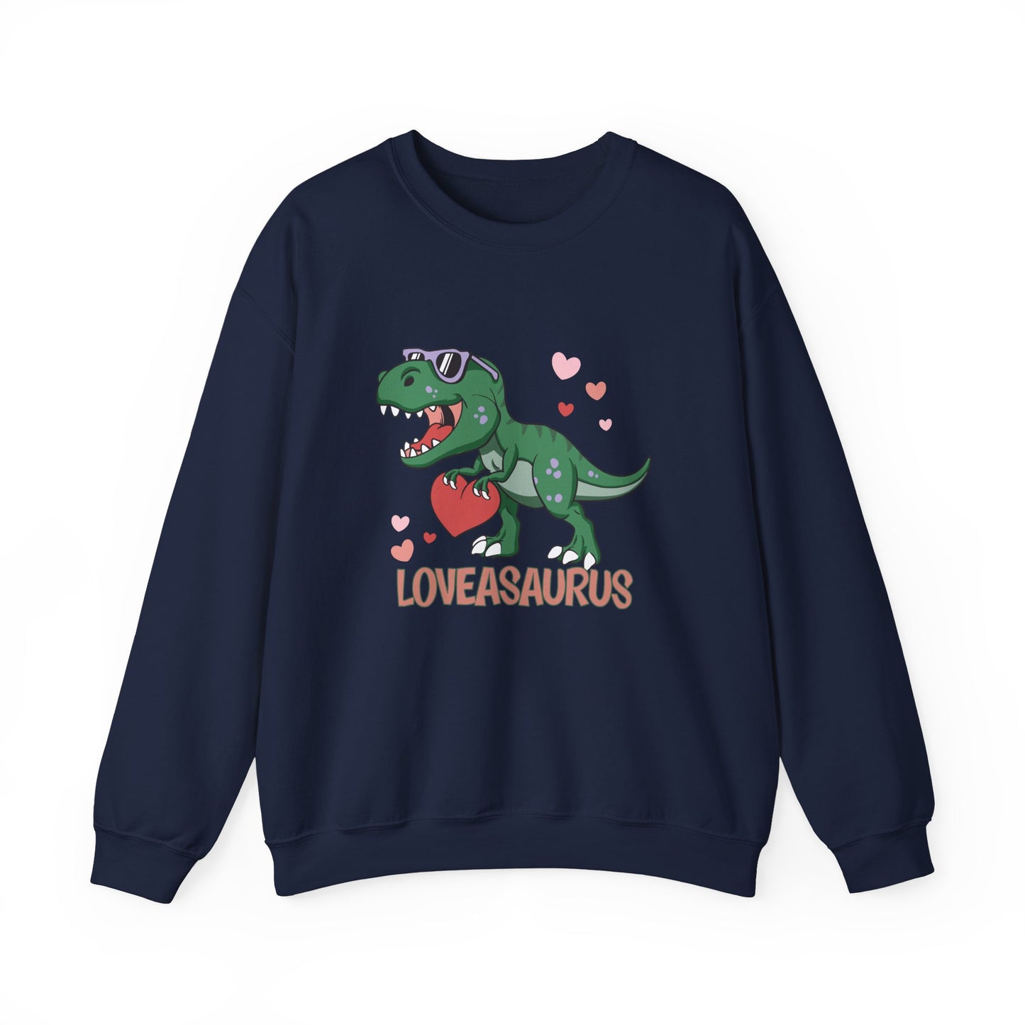 Loveasaurus, Crewneck Sweatshirt