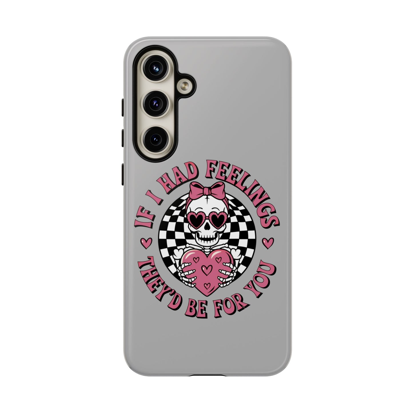 Valentine's grey Phone Cases