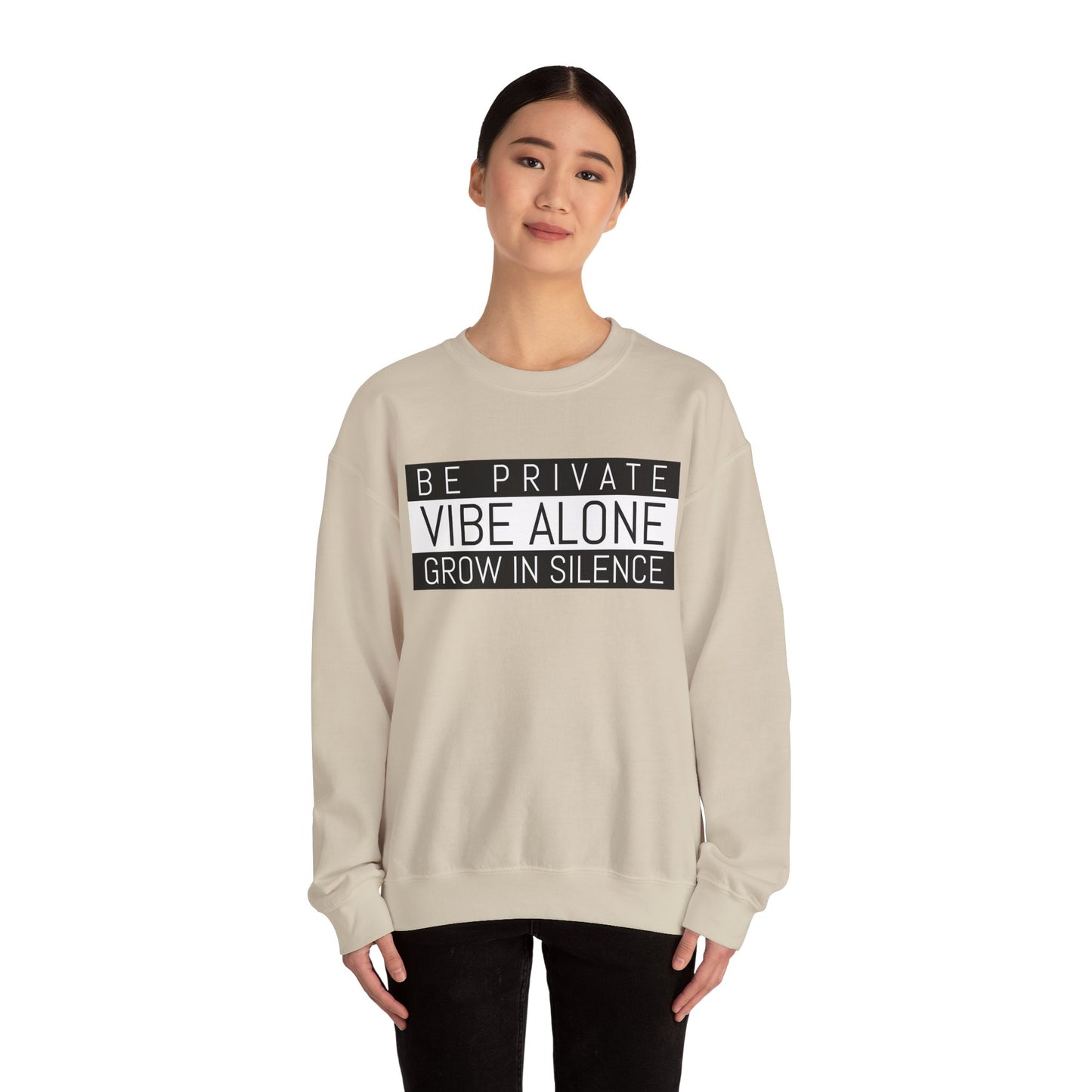 Be Prive, Vibe Alone, Crewneck Sweatshirt