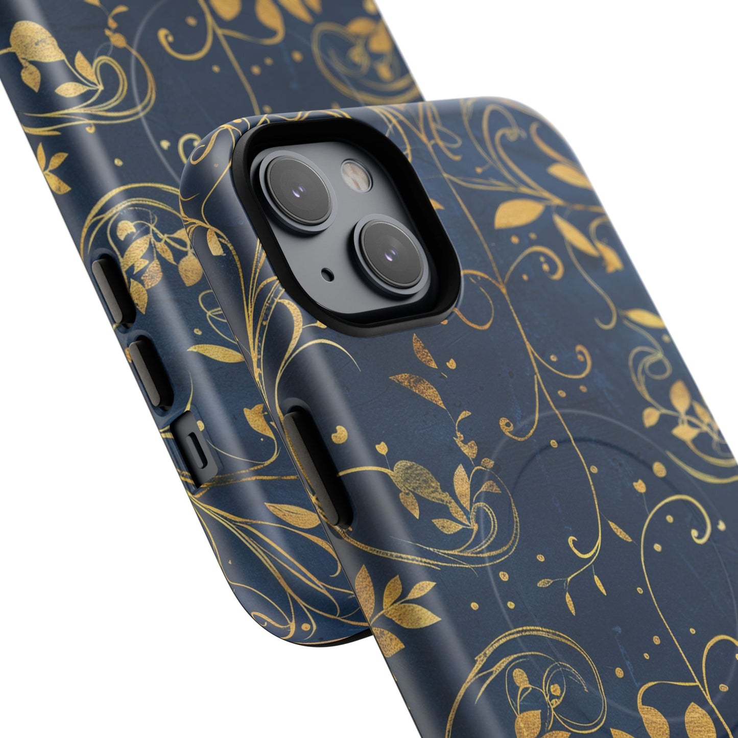 Dark blue design iPhone case