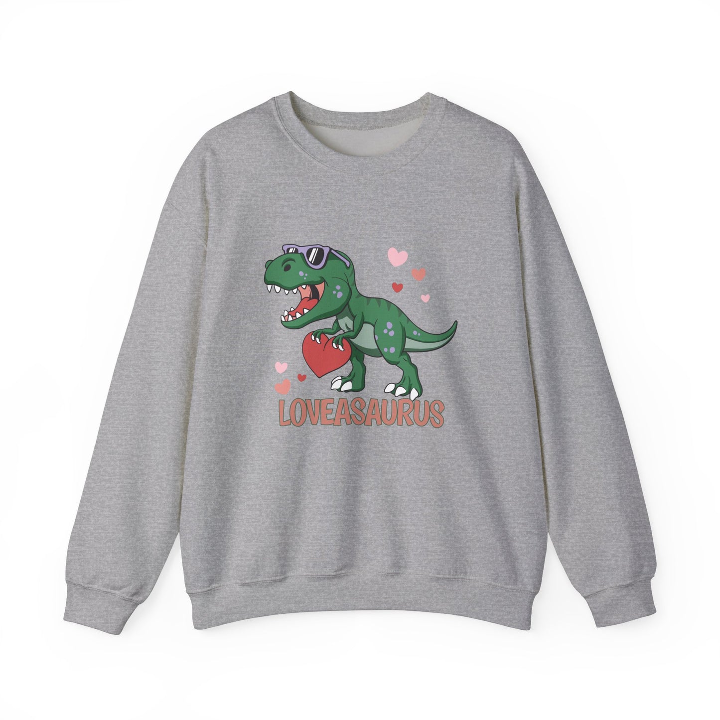 Loveasaurus, Crewneck Sweatshirt