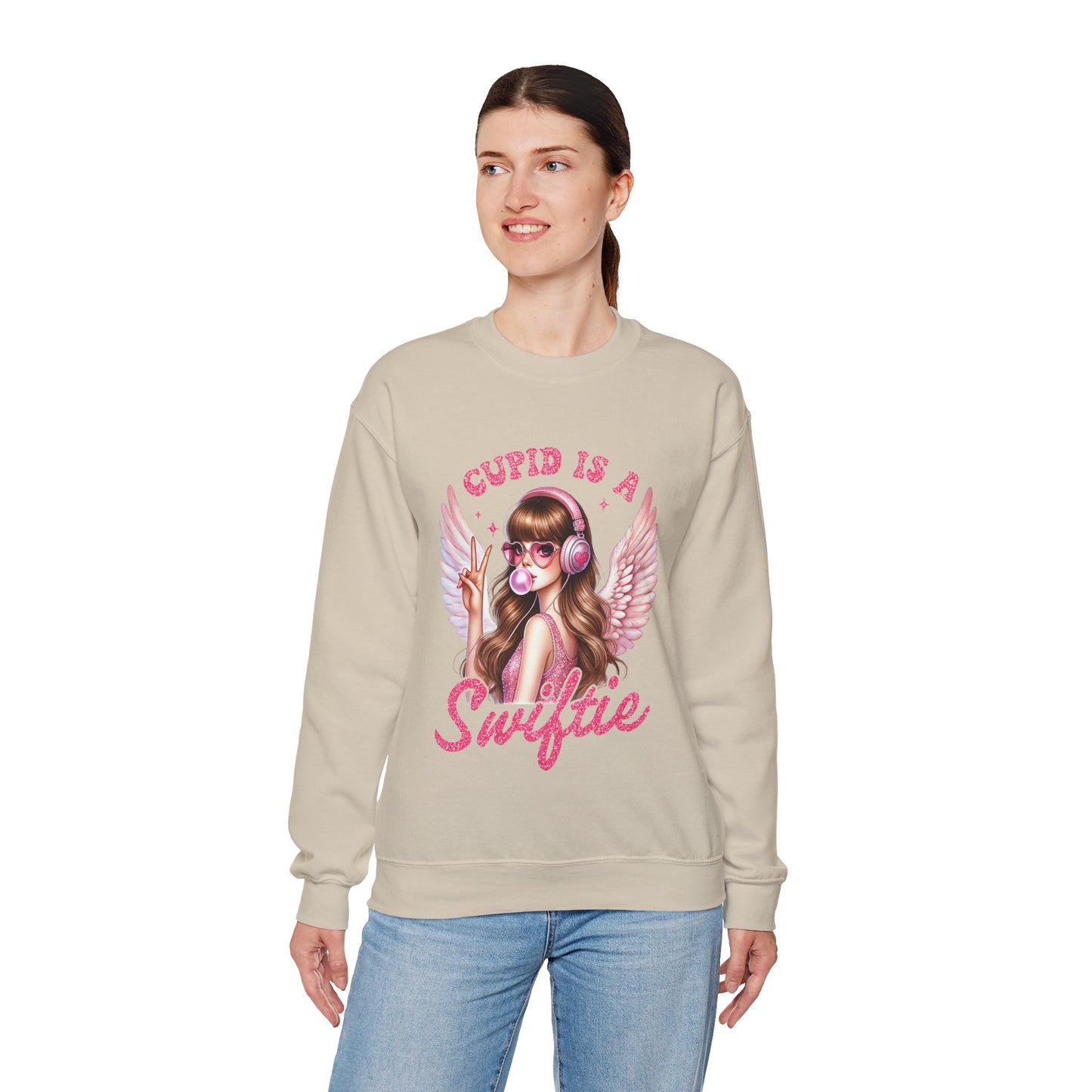 Cupid is a Swiftie, Crewneck Sweatshirt