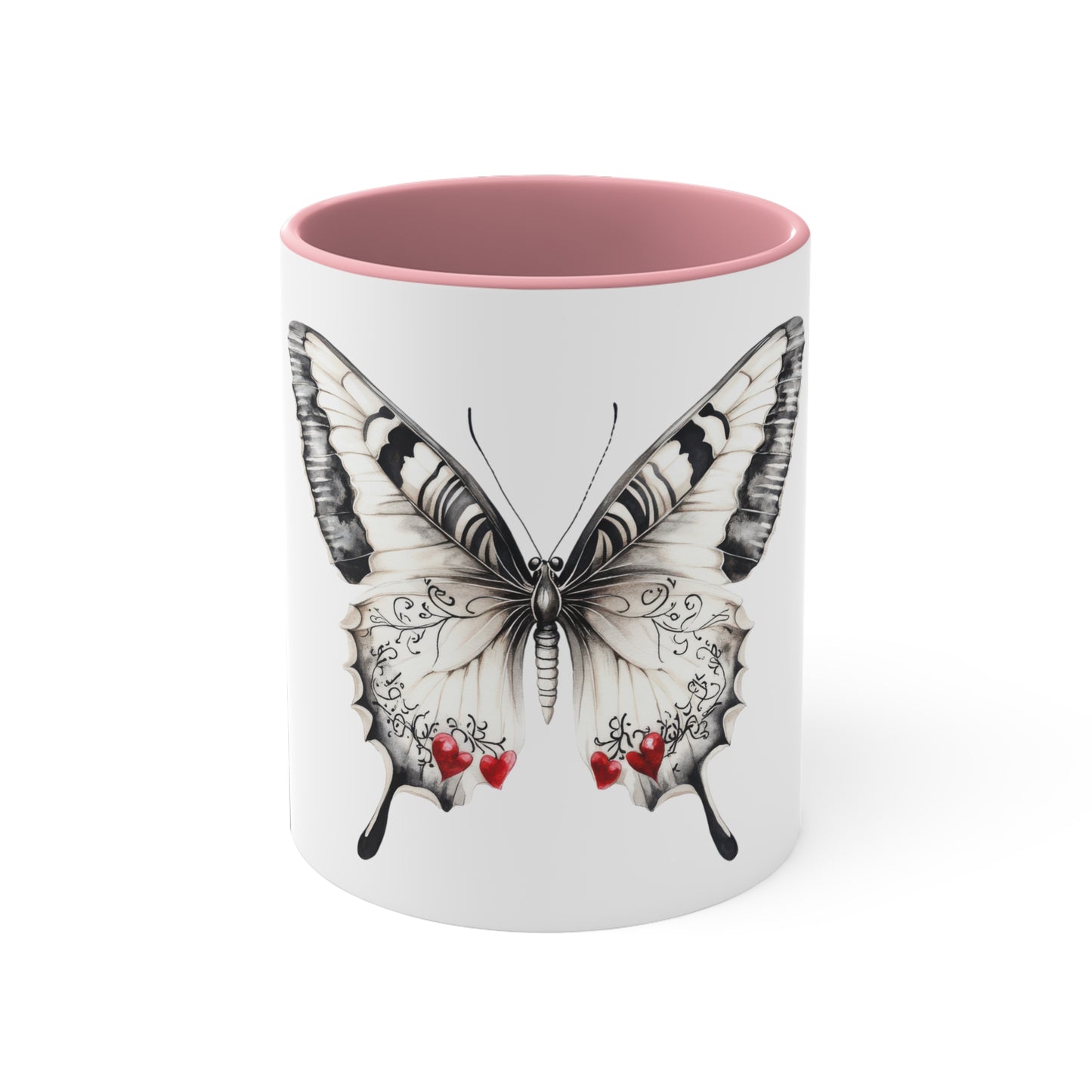 Butterfly, Colorful Accent Mugs, 11oz