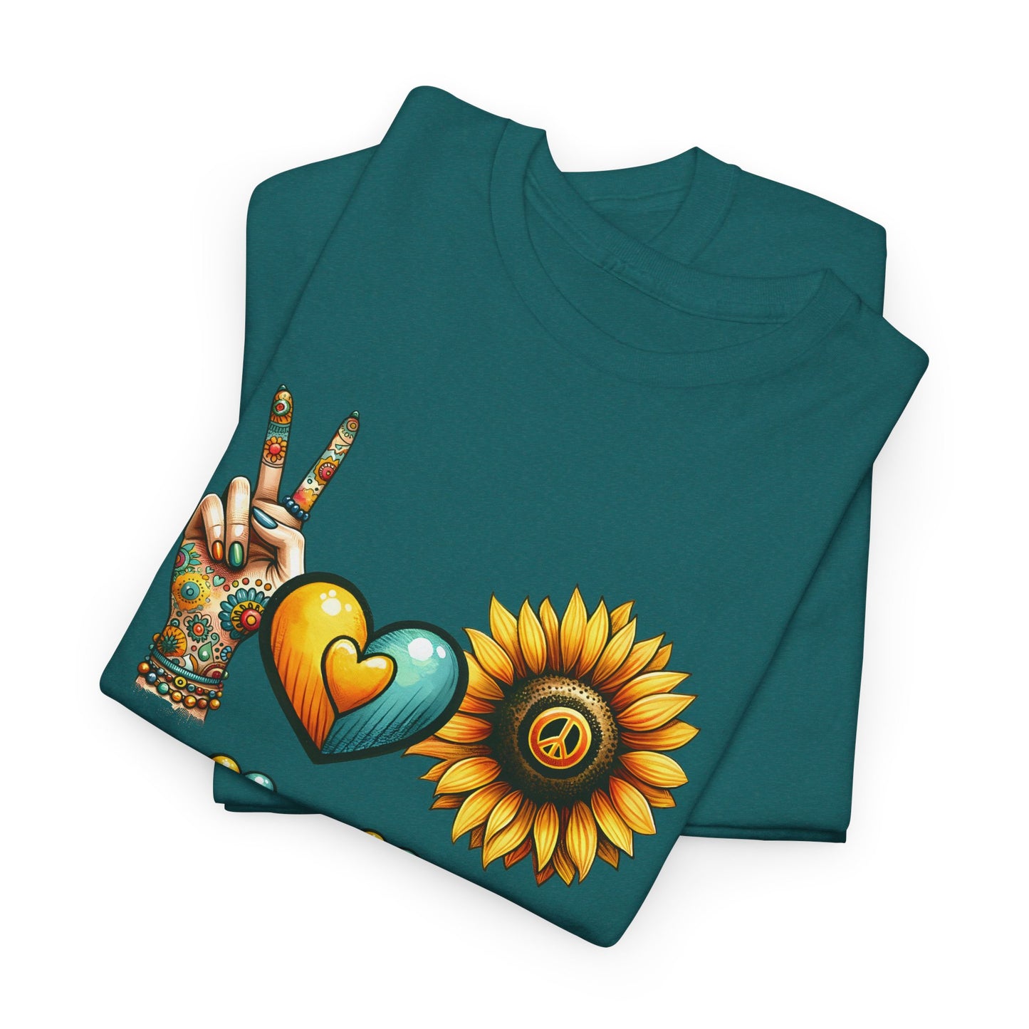 Peace, Love, Sunflower