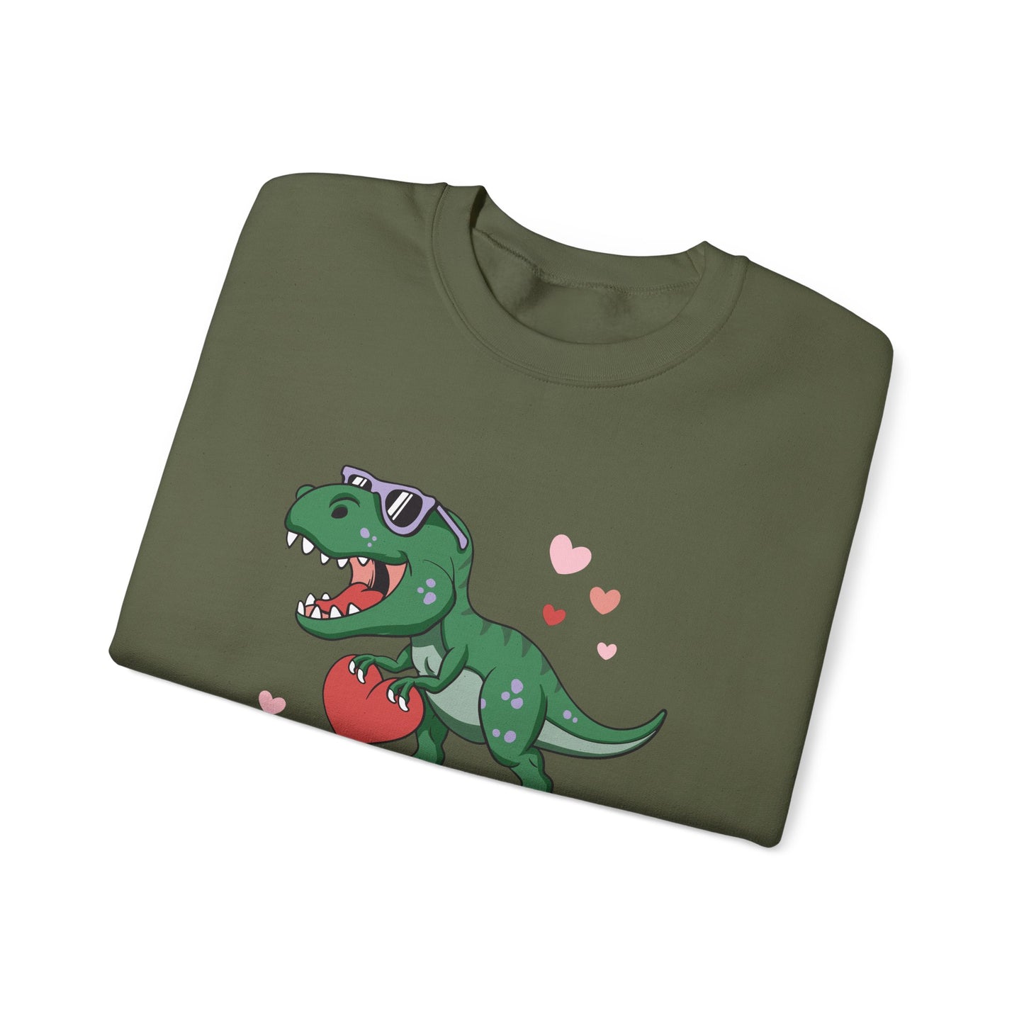 Loveasaurus, Crewneck Sweatshirt