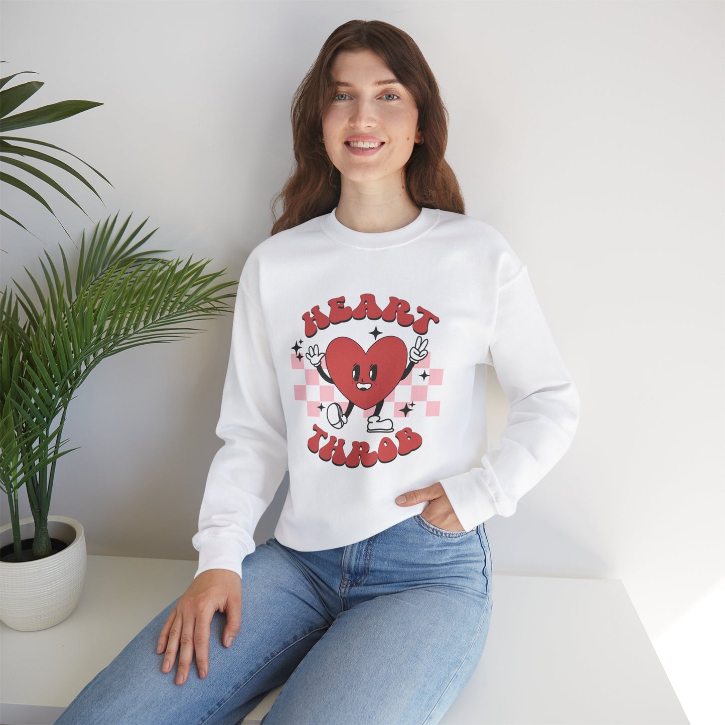 Heart Throb, Crewneck Sweatshirt