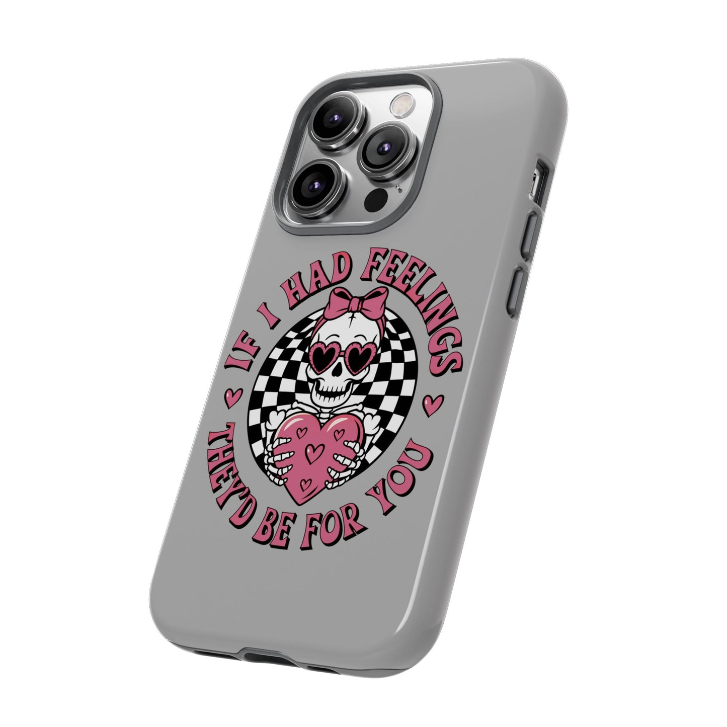 Valentine's grey Phone Cases