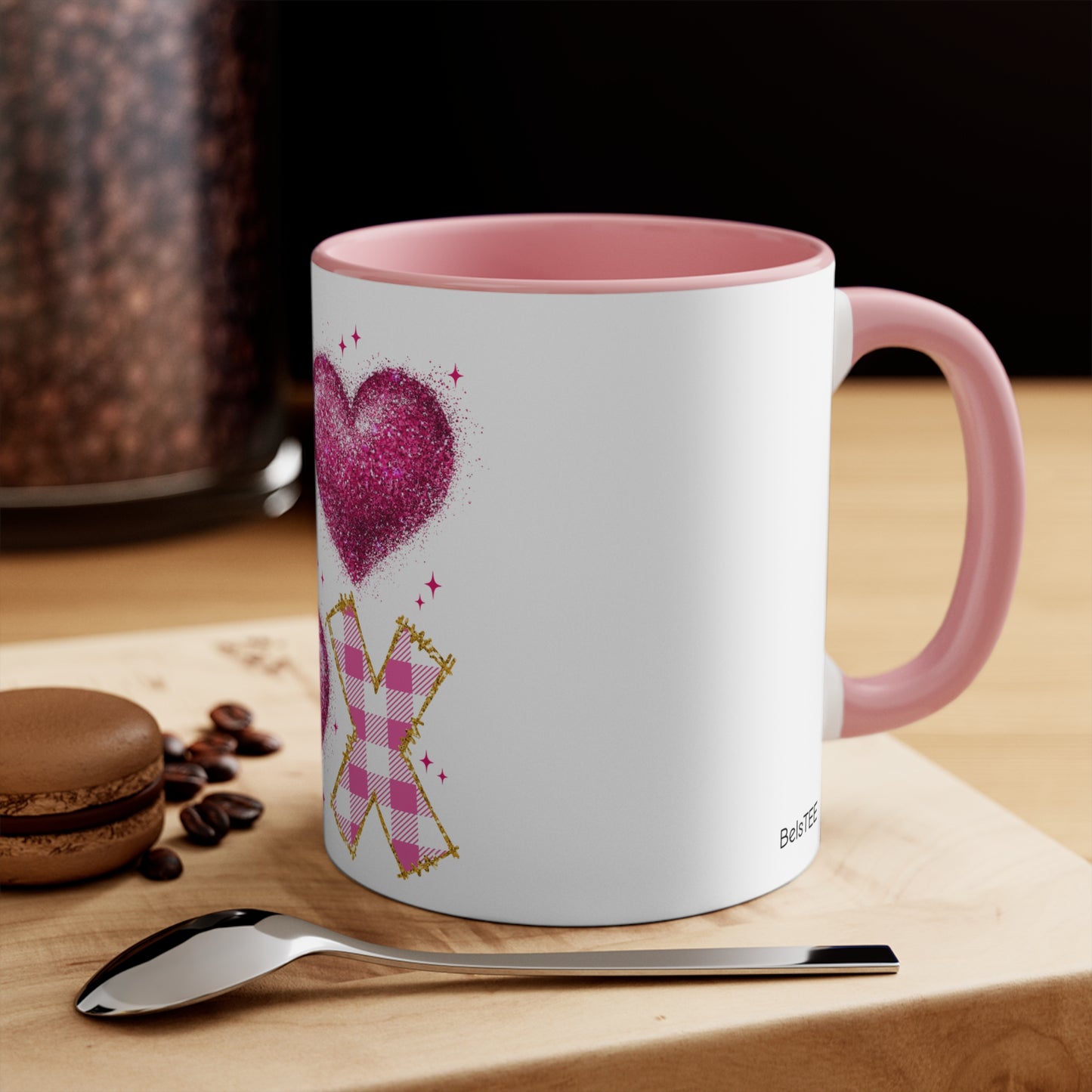 Love, Colorful Accent Mugs, 11oz