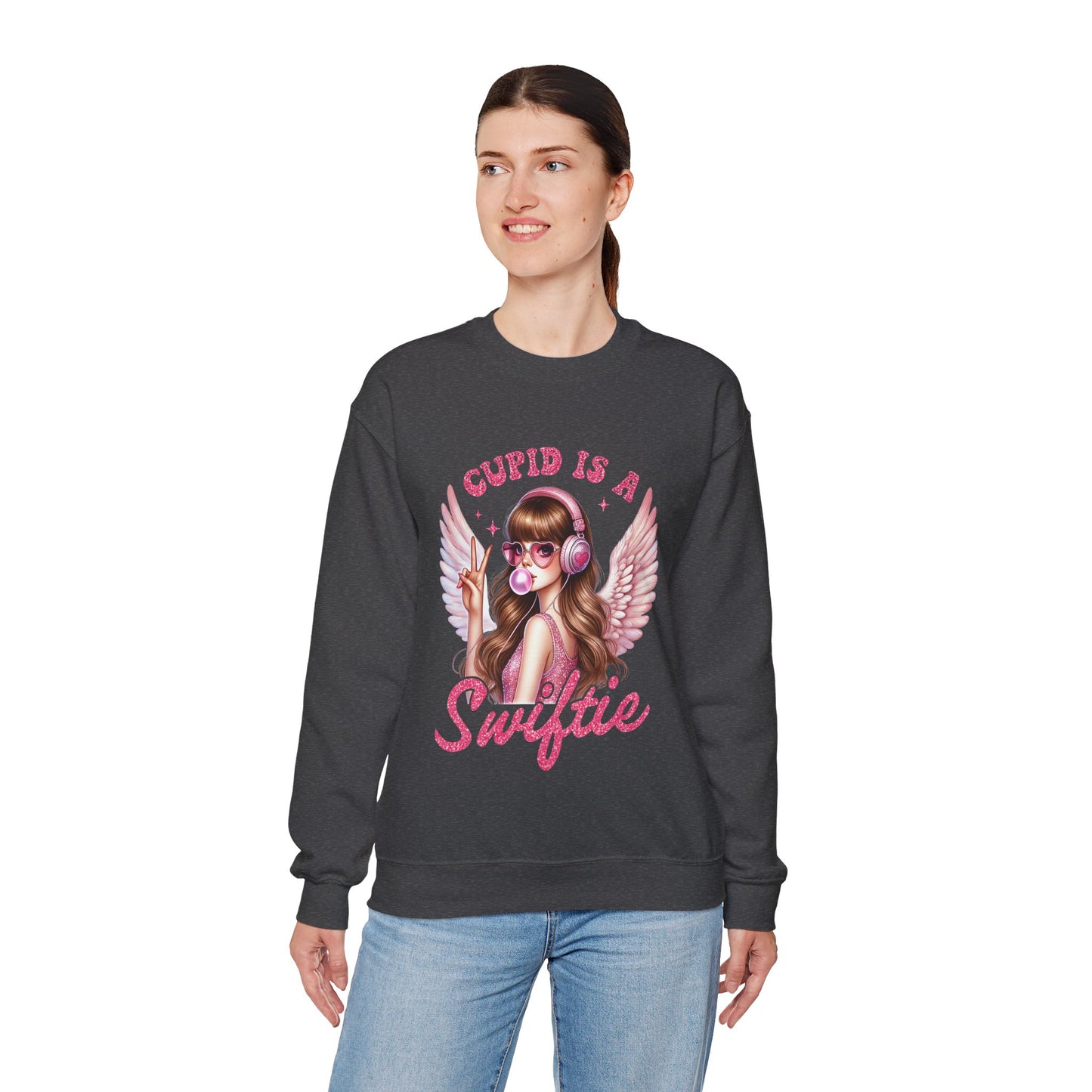 Cupid is a Swiftie, Crewneck Sweatshirt