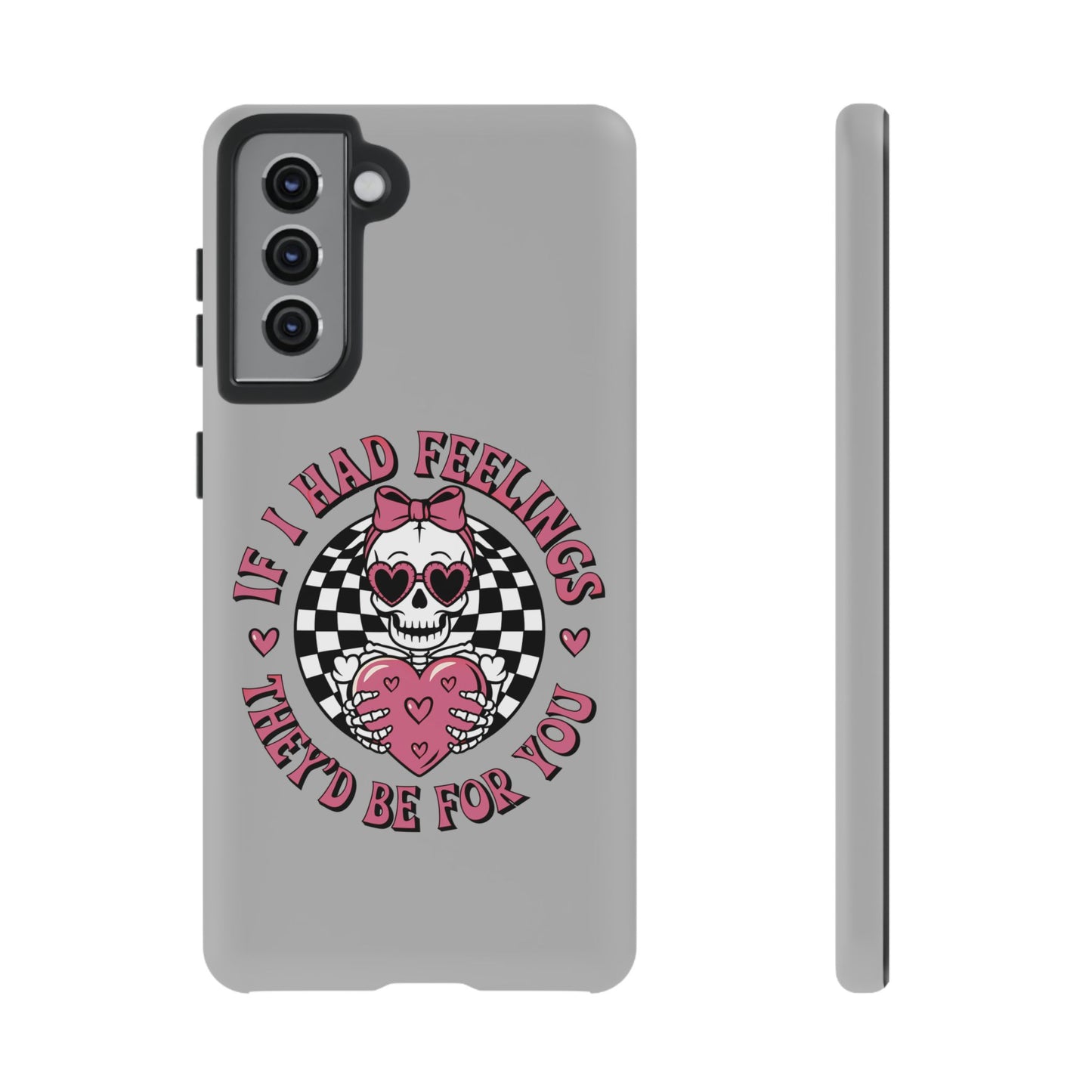 Valentine's grey Phone Cases