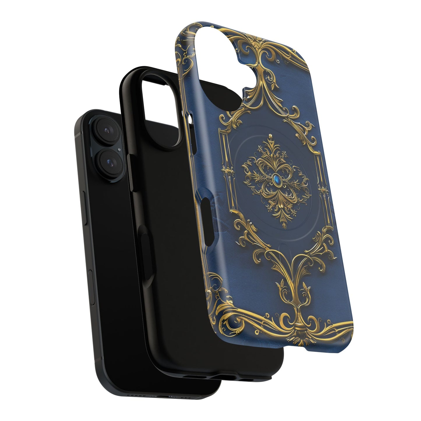 Dark Blue iPhone Case