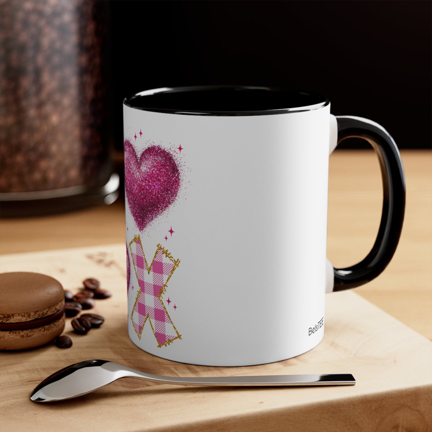 Love, Colorful Accent Mugs, 11oz