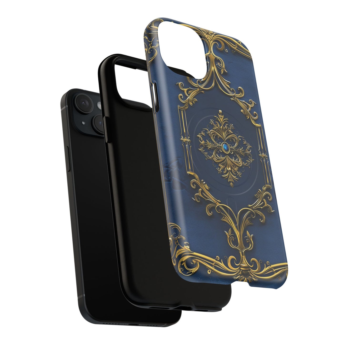 Dark Blue iPhone Case