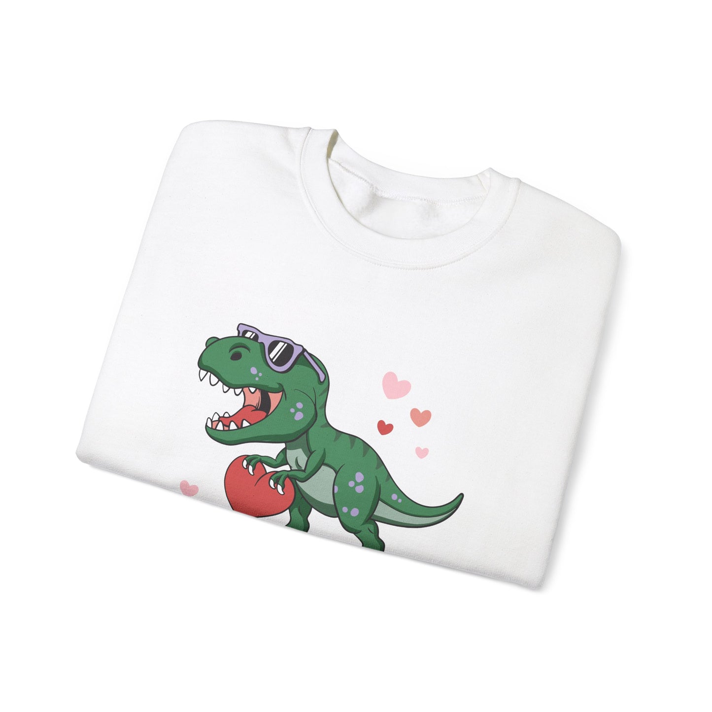 Loveasaurus, Crewneck Sweatshirt