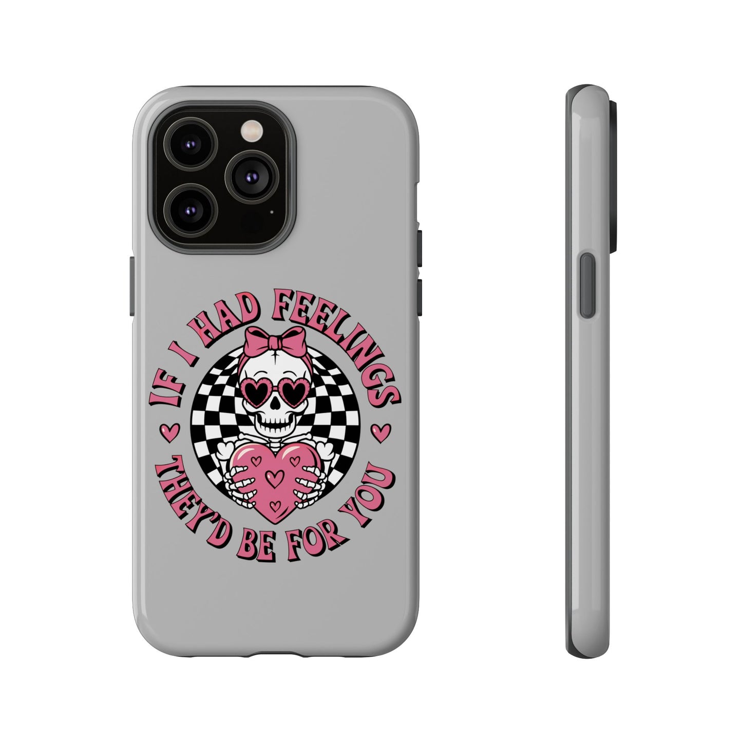 Valentine's grey Phone Cases