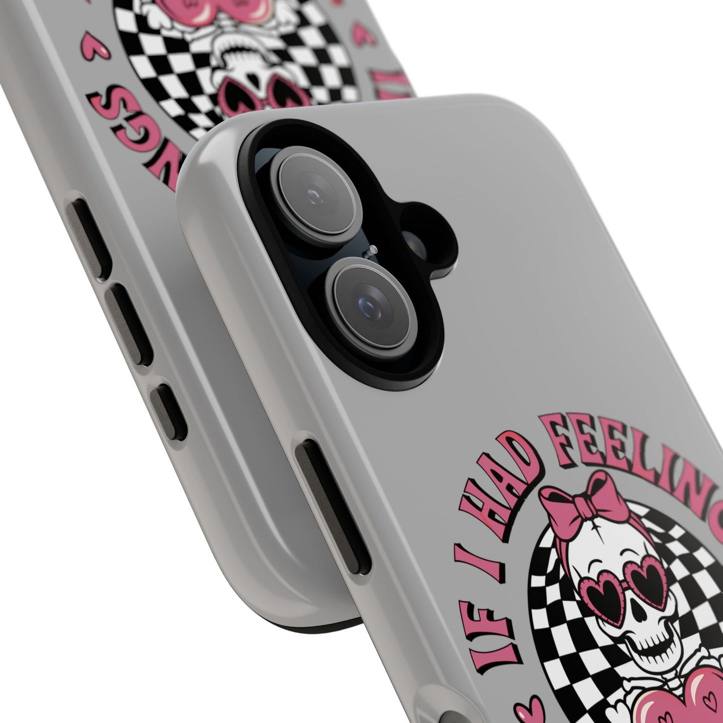 Valentine's grey Phone Cases