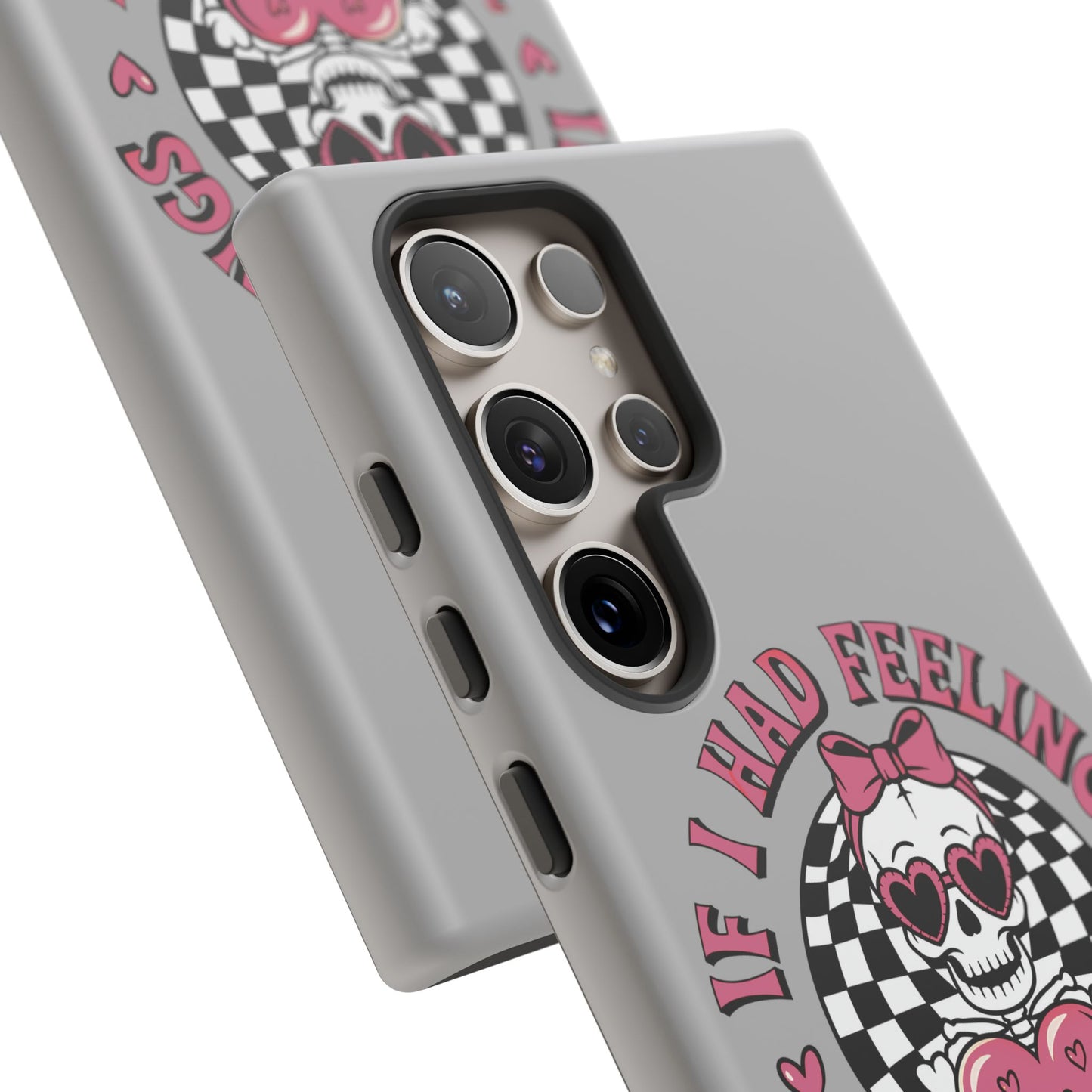 Valentine's grey Phone Cases