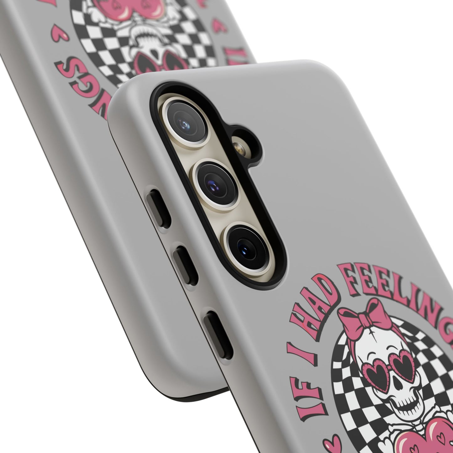 Valentine's grey Phone Cases