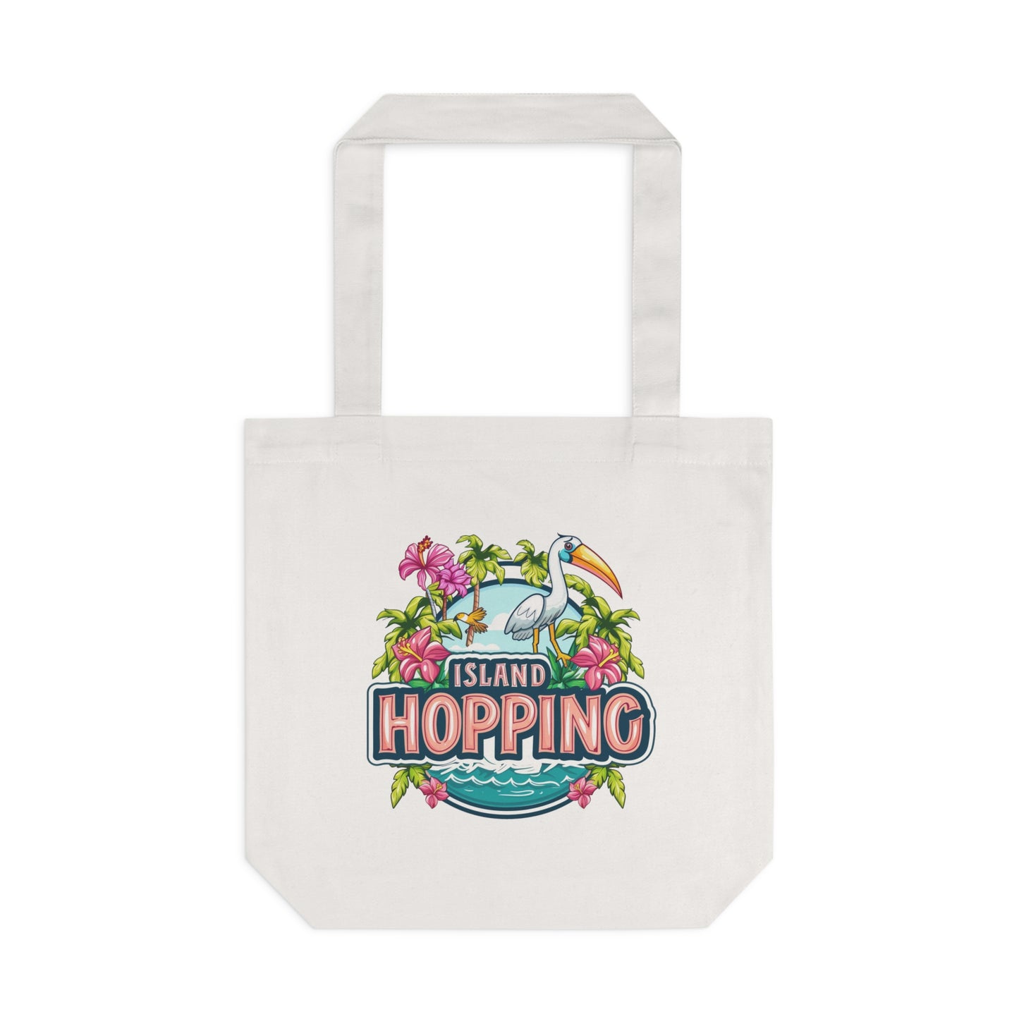 Island Hopping  Cotton Tote Bag