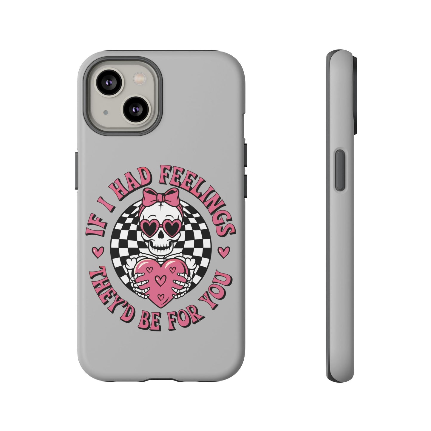 Valentine's grey Phone Cases