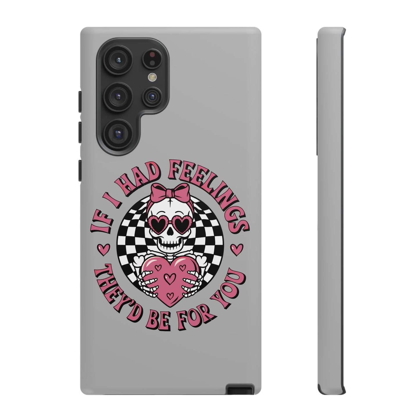 Valentine's grey Phone Cases