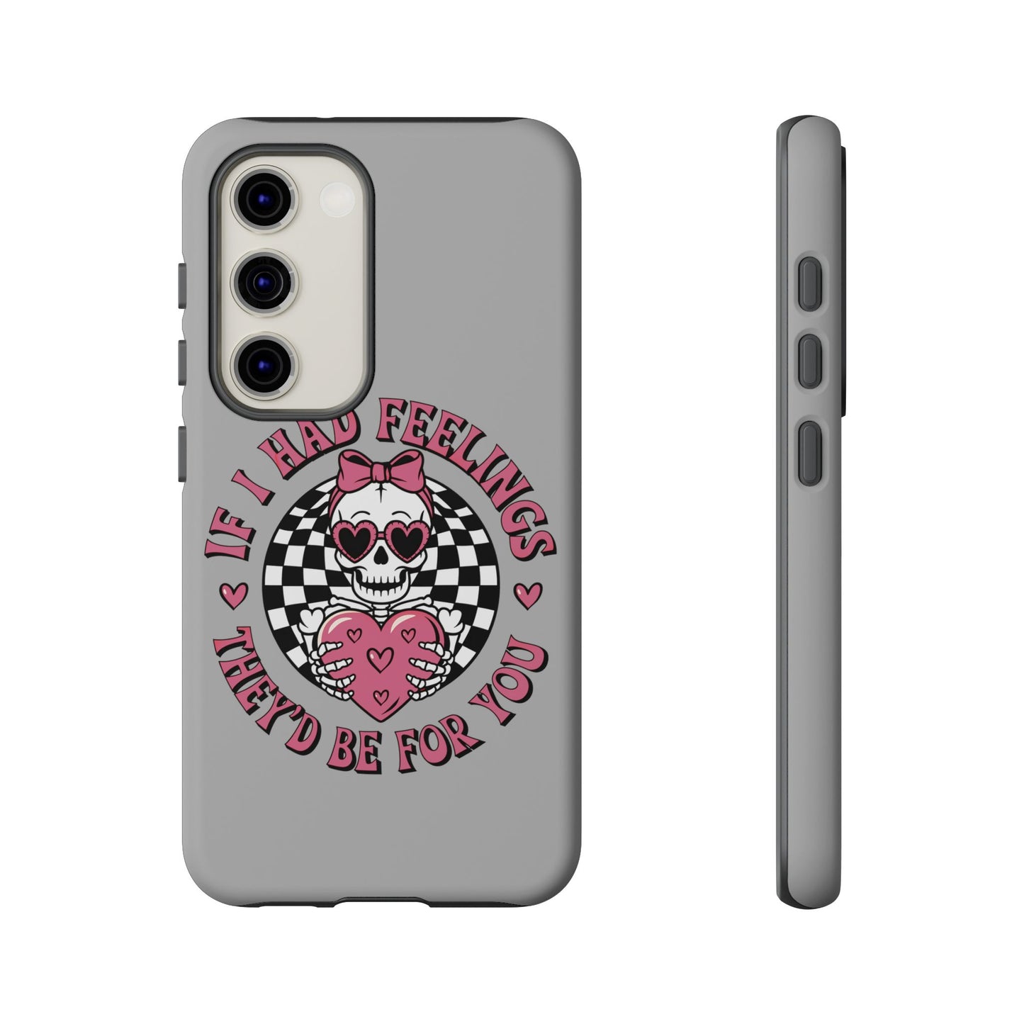 Valentine's grey Phone Cases