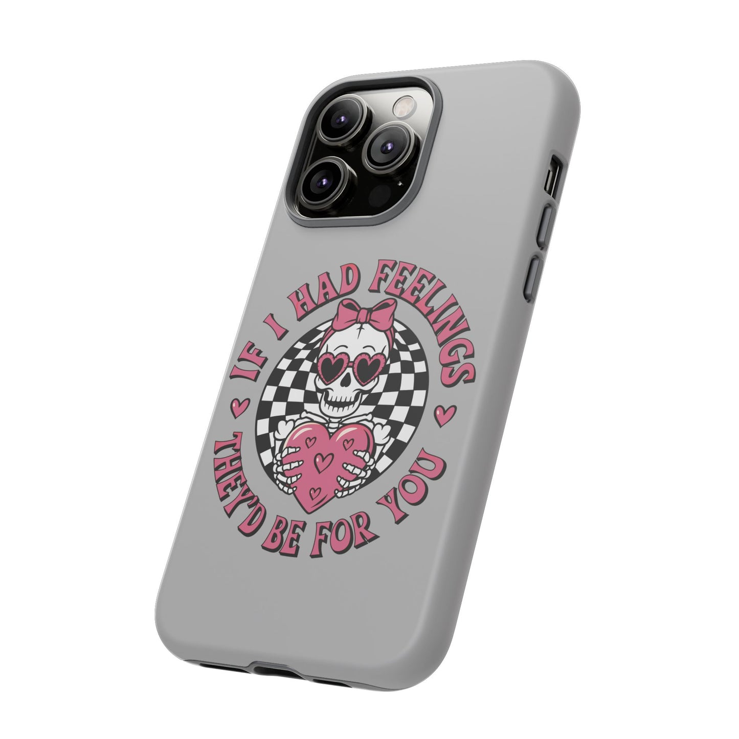 Valentine's grey Phone Cases