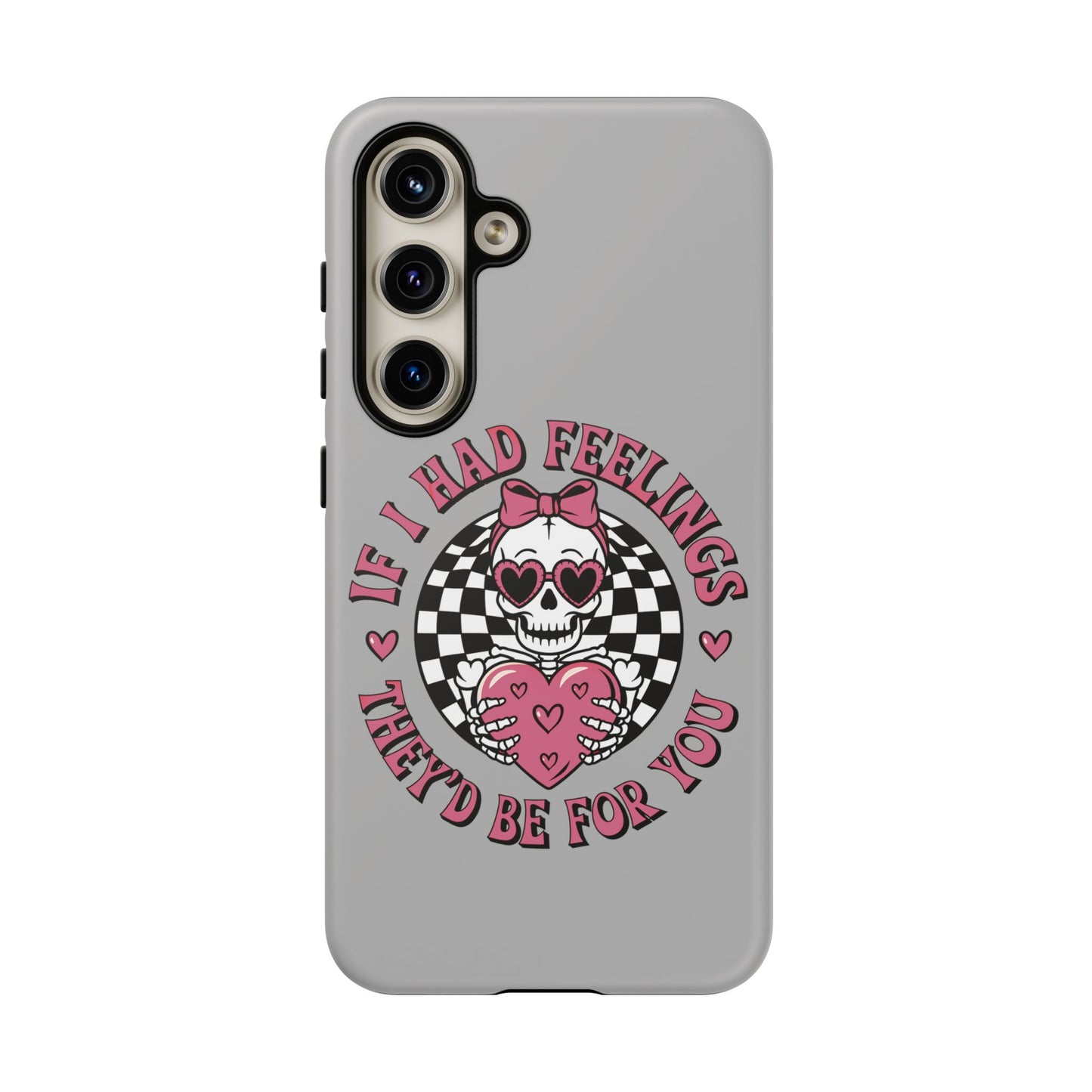 Valentine's grey Phone Cases