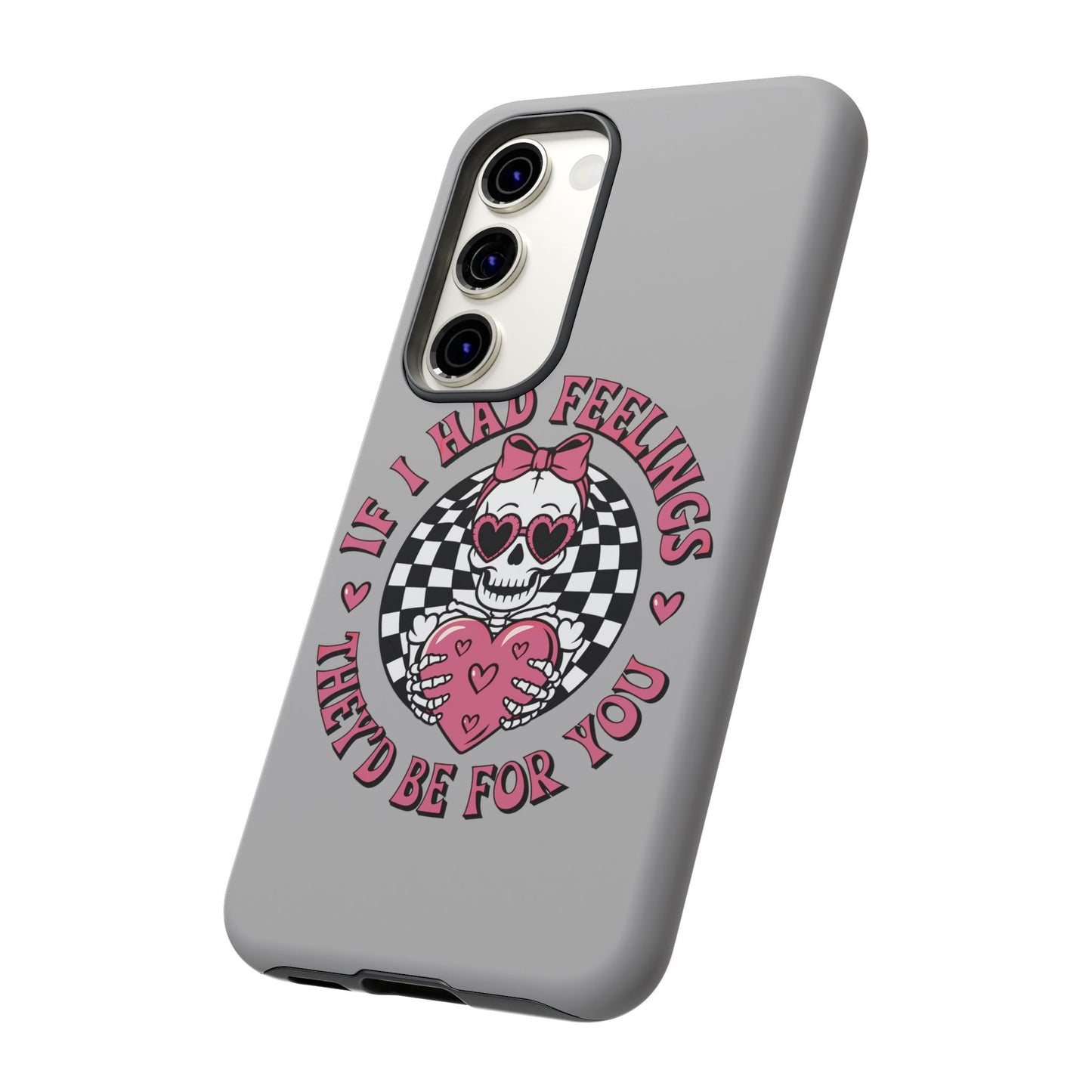 Valentine's grey Phone Cases