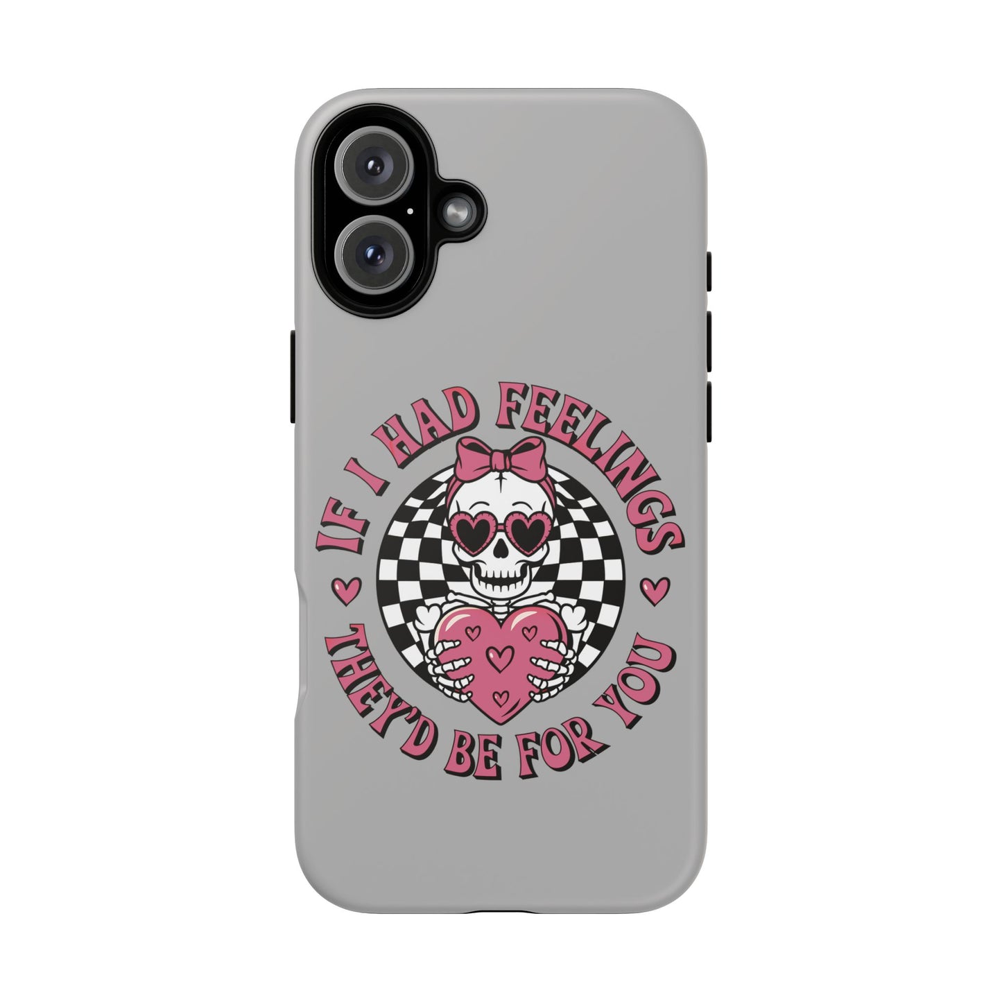 Valentine's grey Phone Cases