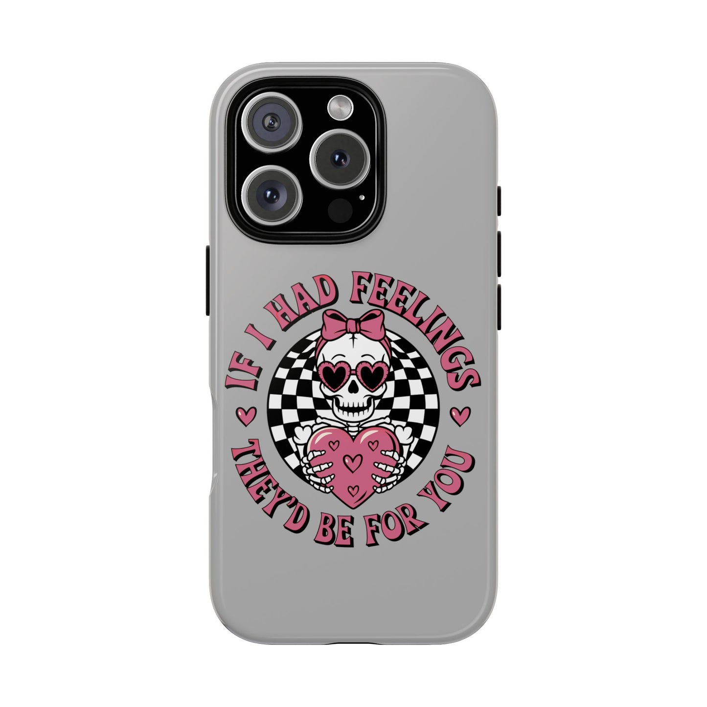 Valentine's grey Phone Cases