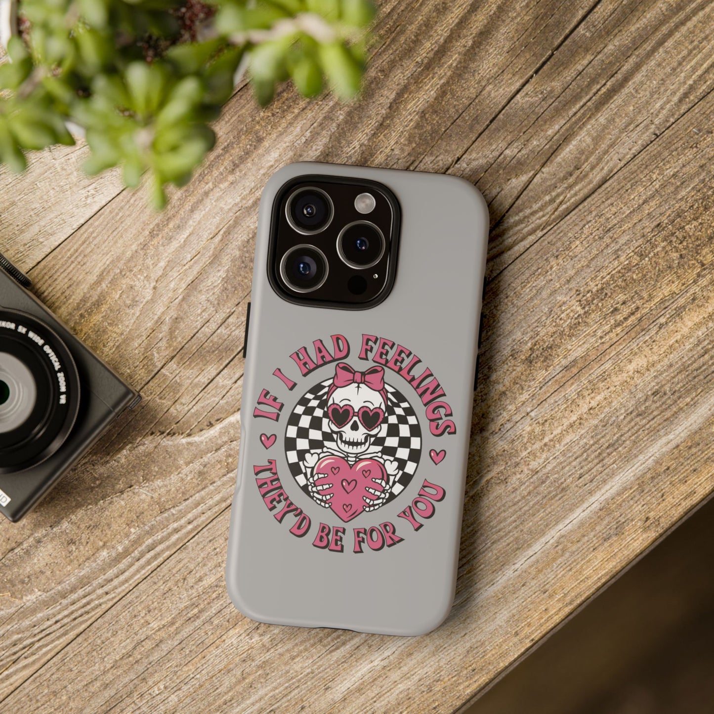 Valentine's grey Phone Cases