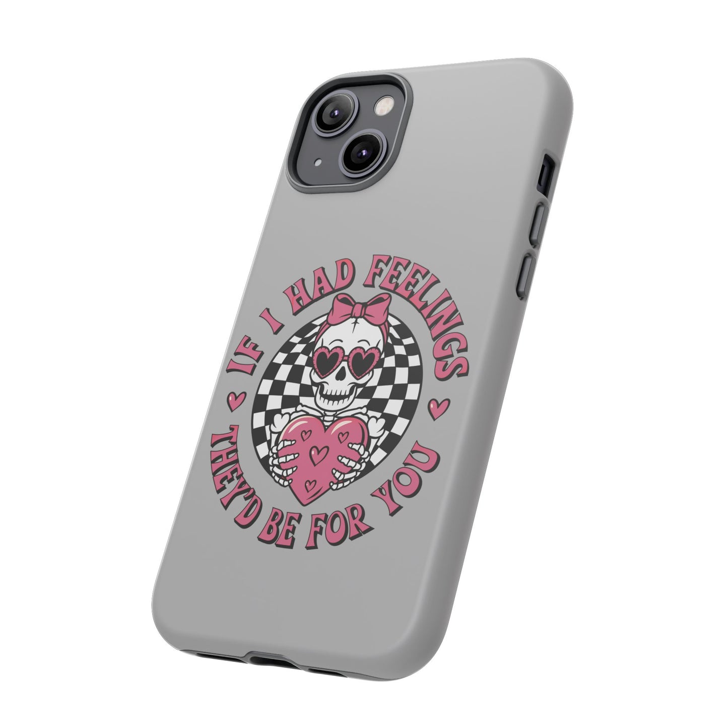 Valentine's grey Phone Cases