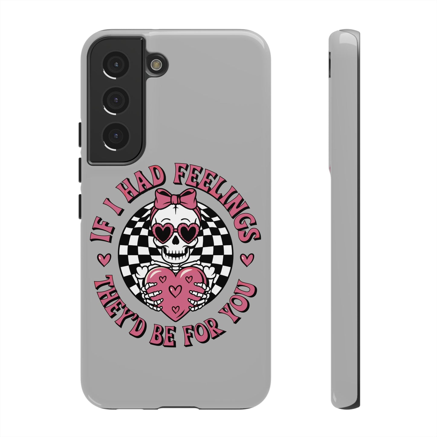 Valentine's grey Phone Cases