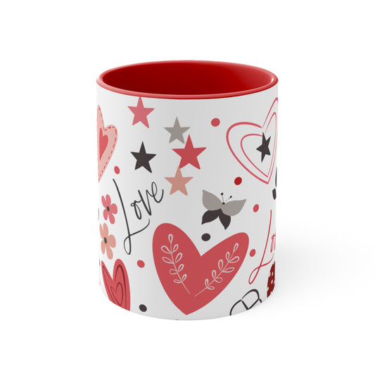 Colorful Accent Mugs, 11oz