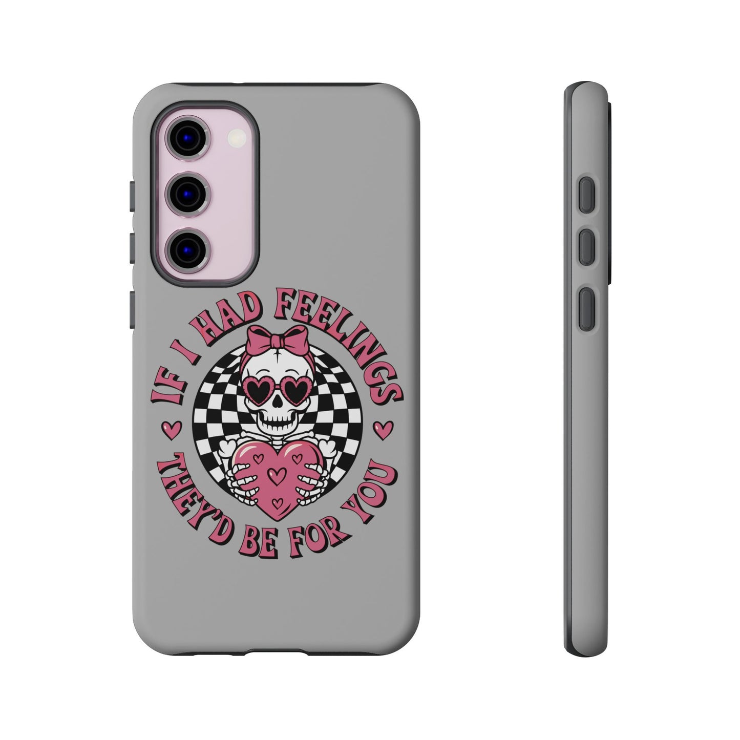 Valentine's grey Phone Cases