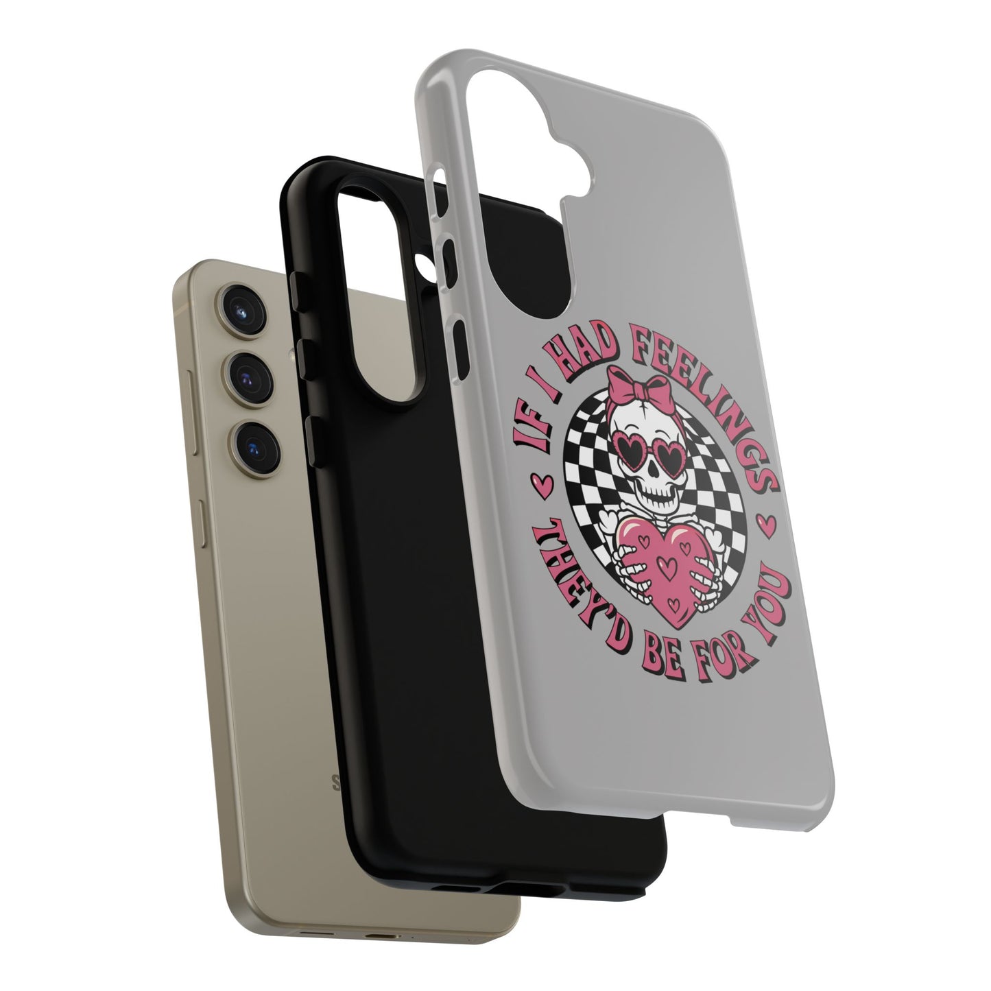 Valentine's grey Phone Cases