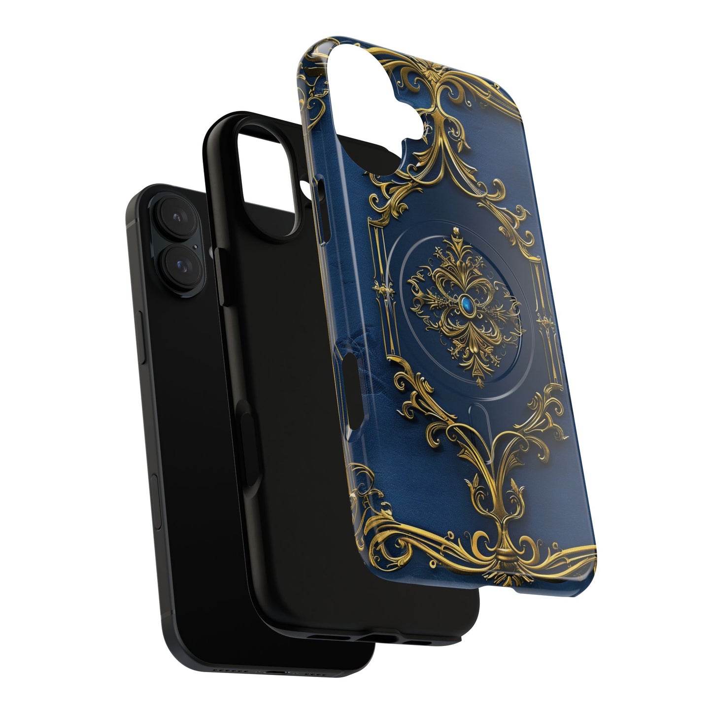 Dark Blue iPhone Case