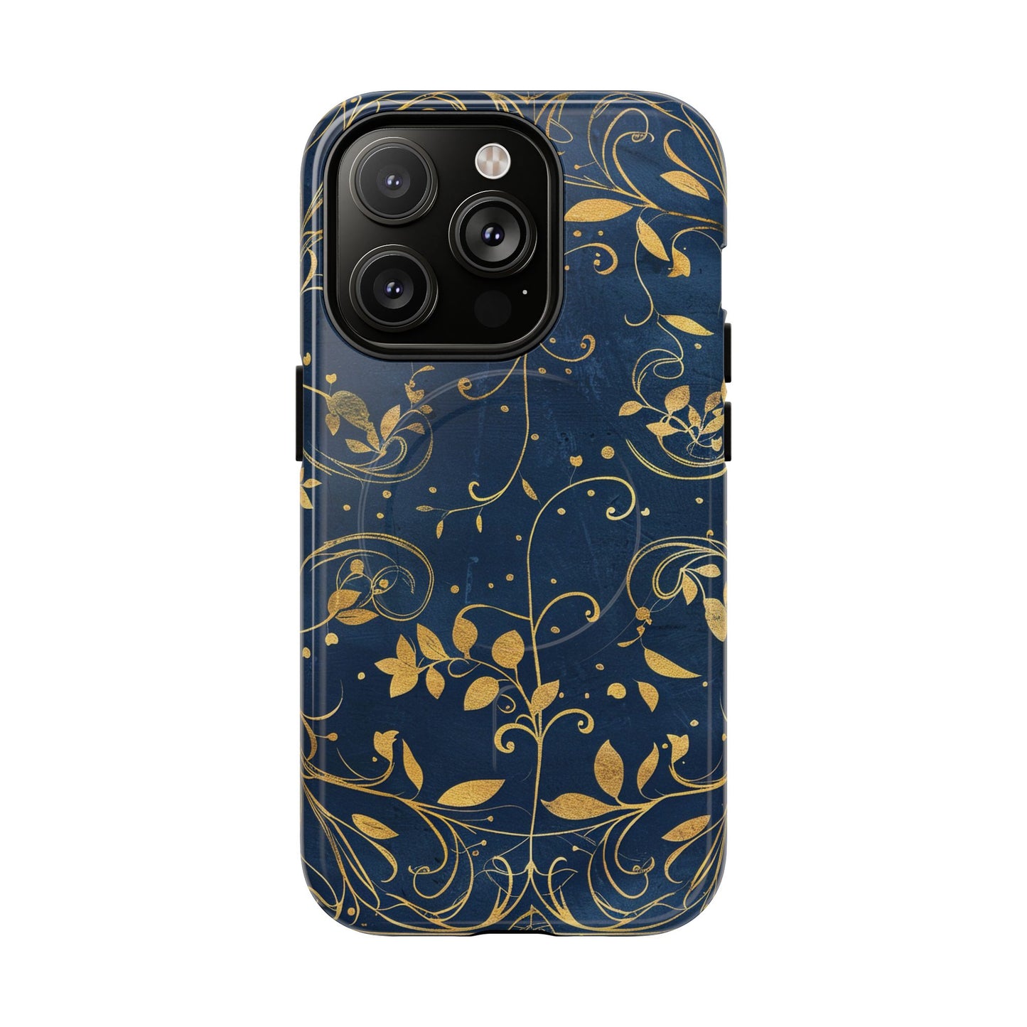 Dark blue design iPhone case