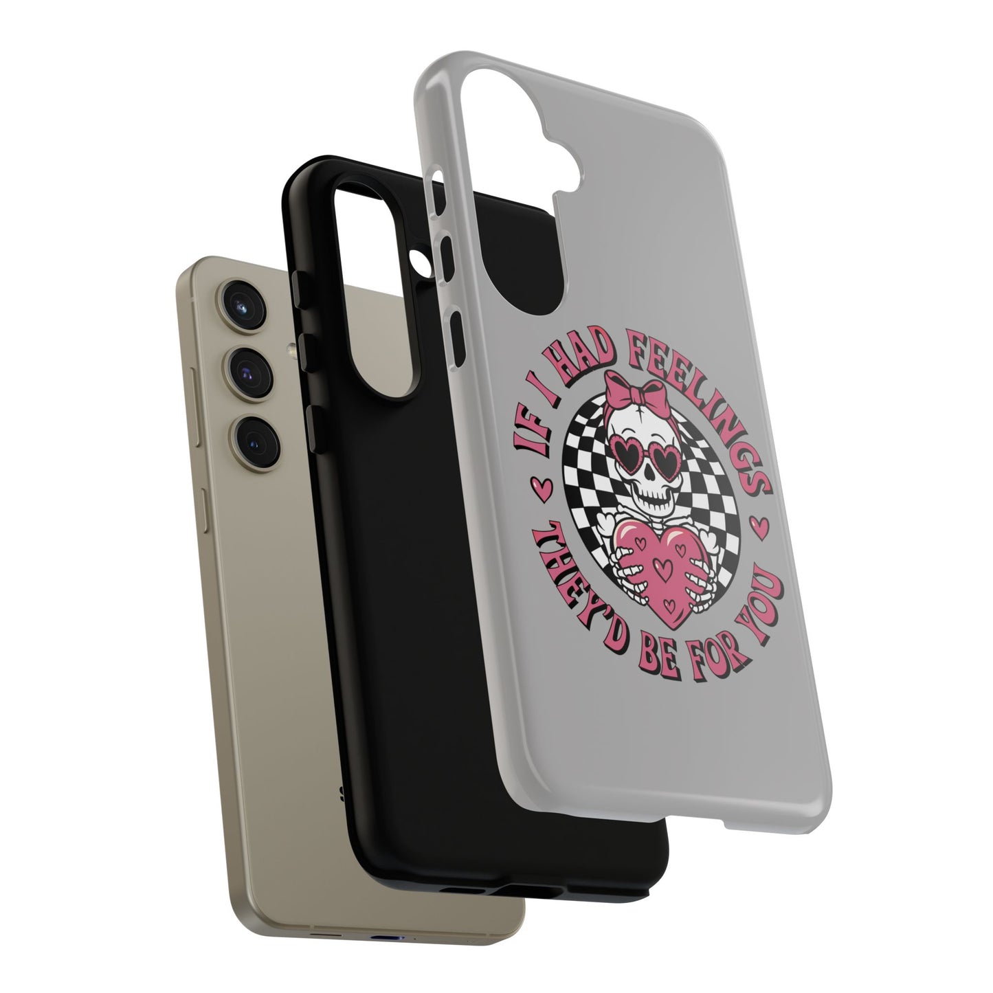 Valentine's grey Phone Cases